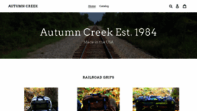 What Autumncreek.com website looked like in 2020 (4 years ago)
