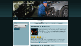 What Autoservisai.com website looked like in 2020 (4 years ago)