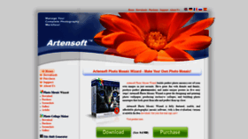 What Artensoft.com website looked like in 2020 (4 years ago)
