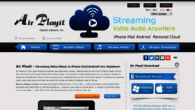 What Airplayit.com website looked like in 2020 (4 years ago)