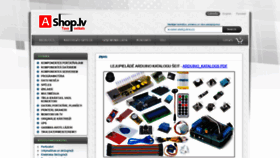 What Ashop.lv website looked like in 2020 (6 years ago)