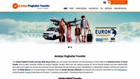 What Antalya-flughafentransfer.de website looked like in 2020 (4 years ago)
