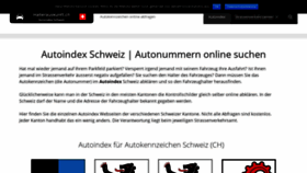 What Autokennzeichen.halterauskunft.ch website looked like in 2020 (4 years ago)