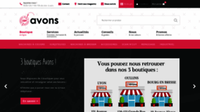 What Avons.fr website looked like in 2020 (4 years ago)