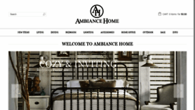 What Ambiancehome.com website looked like in 2020 (4 years ago)