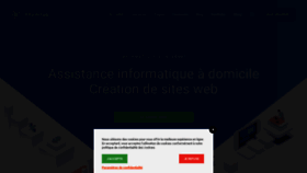 What Agneaux-informatique.fr website looked like in 2020 (4 years ago)