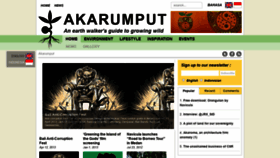 What Akarumput.com website looked like in 2020 (4 years ago)