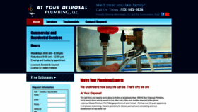 What Aydplumbing.com website looked like in 2020 (4 years ago)