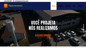 What Agamemnon.com.br website looked like in 2020 (4 years ago)