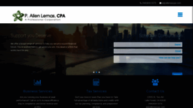 What Allemascpa.com website looked like in 2020 (4 years ago)