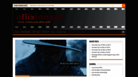 What Aflixionado.com website looked like in 2020 (4 years ago)