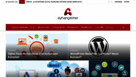 What Ayhancetiner.com.tr website looked like in 2020 (4 years ago)