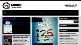 What Aikidoparanabrasil.com.br website looked like in 2020 (4 years ago)