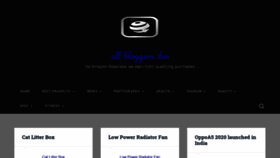 What Allbloggersden.com website looked like in 2020 (4 years ago)