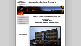 What Argeo.pl website looked like in 2020 (4 years ago)