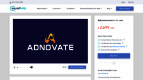 What Adnovate.com website looked like in 2020 (4 years ago)