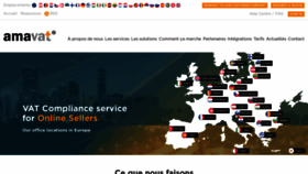 What Amavat.fr website looked like in 2020 (4 years ago)