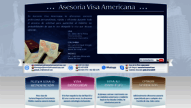 What Asesoriavisaamericana.com website looked like in 2020 (4 years ago)
