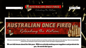 What Australianoncefired.net website looked like in 2020 (4 years ago)