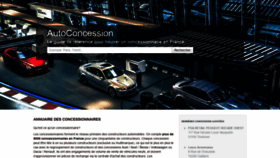 What Auto-concession.fr website looked like in 2020 (4 years ago)