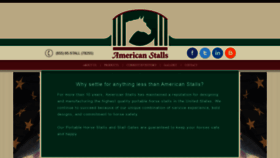 What Americanstalls.com website looked like in 2020 (4 years ago)
