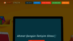 What Ahmetsengun.com website looked like in 2020 (4 years ago)