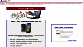 What Alacrity.net website looked like in 2020 (4 years ago)