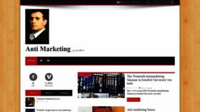 What Antimarketing.ir website looked like in 2020 (4 years ago)
