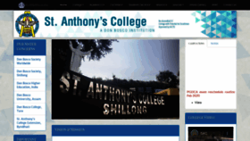 What Anthonys.ac.in website looked like in 2020 (4 years ago)