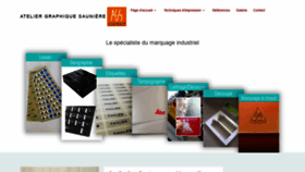 What Ateliergraphique.com website looked like in 2020 (4 years ago)