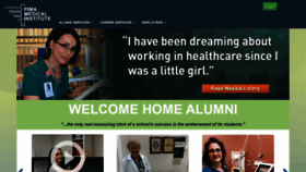 What Alumni.pmi.edu website looked like in 2020 (4 years ago)