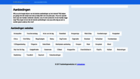 What Aanbiedingenwebsites.nl website looked like in 2020 (4 years ago)