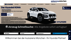 What Autoarena-muenchen.de website looked like in 2020 (4 years ago)