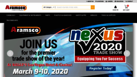 What Aramsco.com website looked like in 2020 (4 years ago)