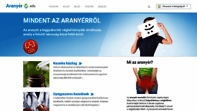 What Aranyer.info website looked like in 2020 (4 years ago)