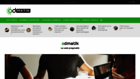 What Admatik.fr website looked like in 2020 (4 years ago)