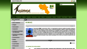 What Associazioneaimac.it website looked like in 2020 (4 years ago)