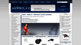 What Azbox.cz website looked like in 2020 (4 years ago)