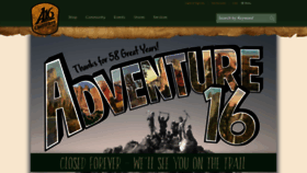 What Adventure16.com website looked like in 2020 (4 years ago)