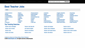 What Allteacherjobs.com website looked like in 2020 (4 years ago)