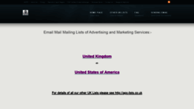 What Advertisingagencies-marketingservices.co.uk website looked like in 2020 (4 years ago)