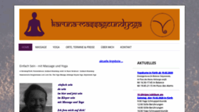 What Ashtangavinyasayoga.de website looked like in 2020 (4 years ago)