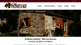 What Ardeche-location.fr website looked like in 2020 (4 years ago)