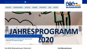 What Arge-bildungshaeuser.at website looked like in 2020 (4 years ago)