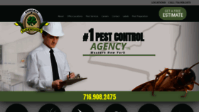 What Amherstexterminators.com website looked like in 2020 (4 years ago)