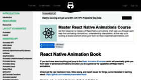 What Animationbook.codedaily.io website looked like in 2020 (4 years ago)