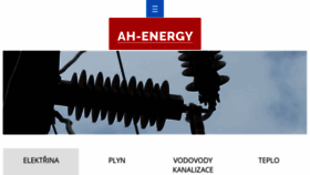 What Ah-energy.cz website looked like in 2020 (4 years ago)