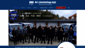What Ah-laasemontage.dk website looked like in 2020 (4 years ago)