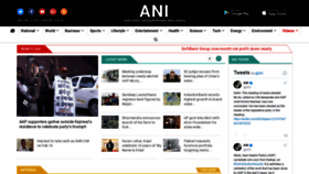 What Aninews.in website looked like in 2020 (4 years ago)
