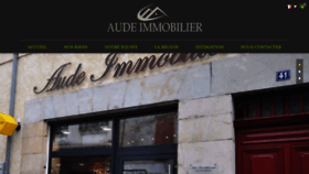 What Audeimmobilier.com website looked like in 2020 (4 years ago)